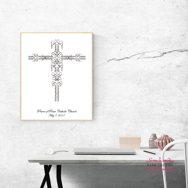 Confirmation and Communion Cross for boys